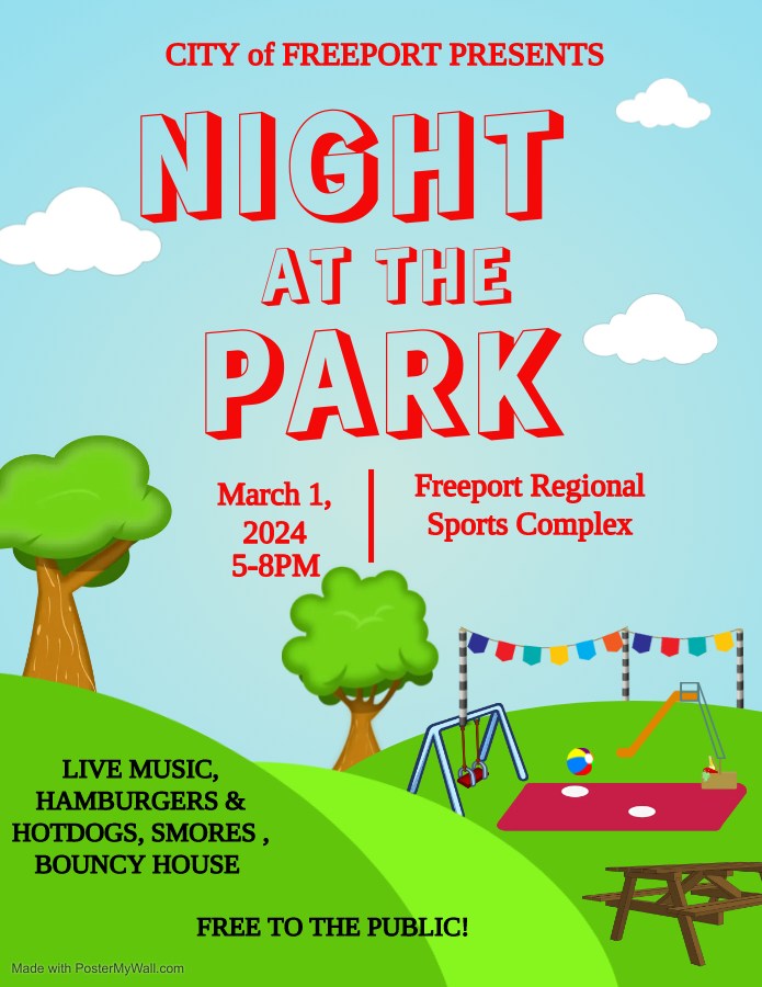 night at the park flyer